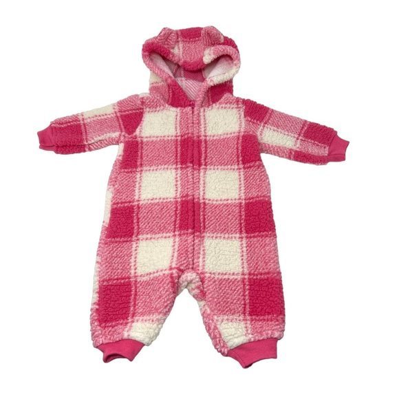 Baby - Fleece One Piece Jumpsuits/Rompers - Like New - Size 3 Month - Picture 2 of 6